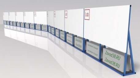 Переносной рекламный щит