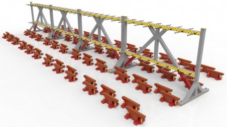 Склад ЖБ панелей