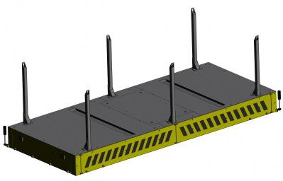 Аккумуляторная телега для перевозки металла