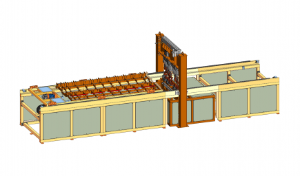 Автоматическая линия контактной сварки защитных ограждений
