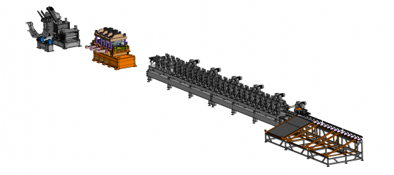 Линия профилирования ЛСТК профиля